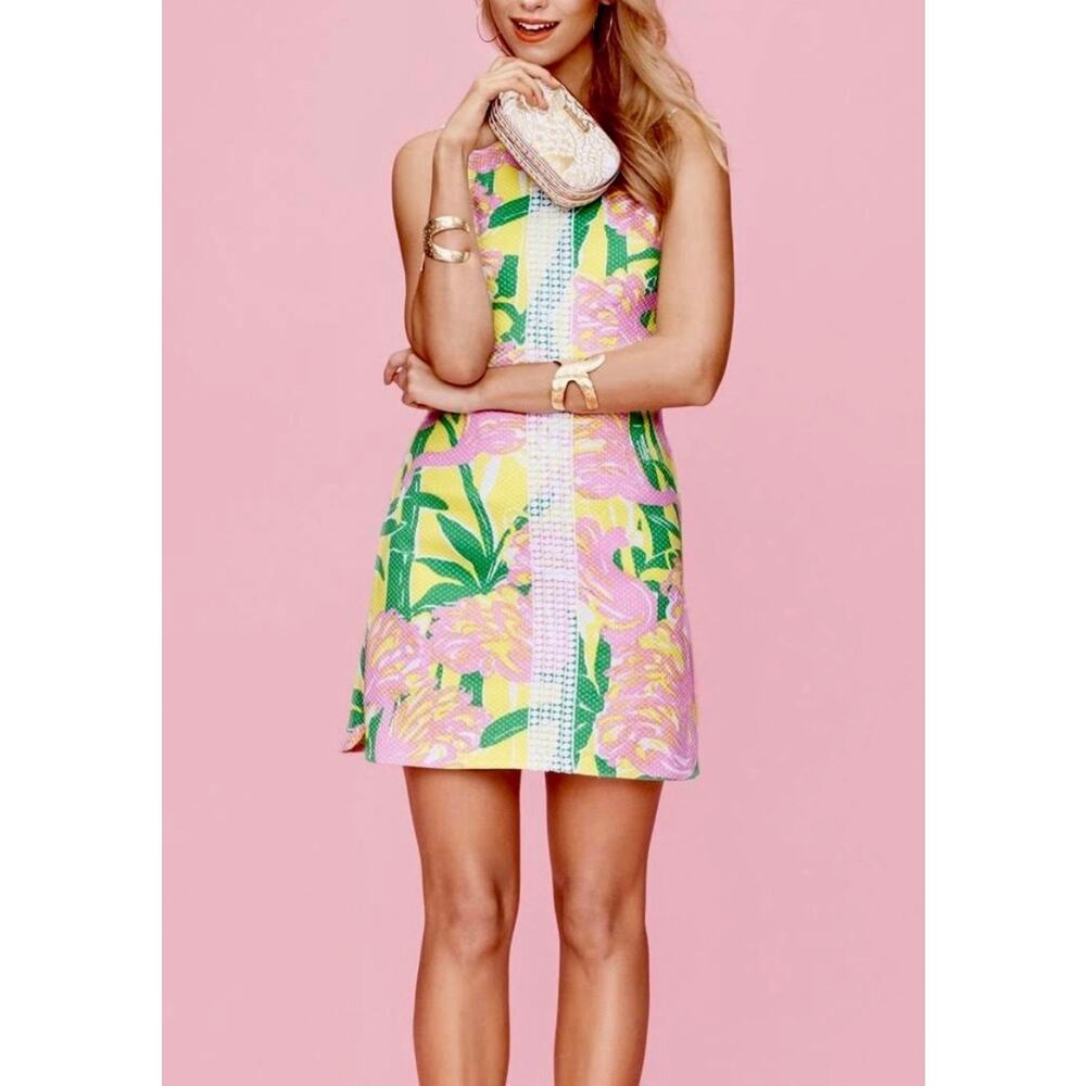 Lilly Pulitzer + Target "Fan Dance"  Classic Shift Dress Tropical Pink - Size 12
